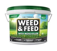 Jarder Weed and Feed Lawn Treatment 3kg - Kills Weeds and Moss in Lawns - Boosts Grass Growth and Colour - Nutrient Rich Lawn Feed Granules
