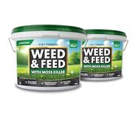 Jarder Weed and Feed Lawn Treatment 6kg - 2 x 3kg - Kills Weeds and Moss in Lawns - Boosts Grass Growth and Colour - Nutrient Rich Lawn Feed Granules