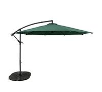 Jardi Cantilever Parasol 3m With Full Fan Base - Green