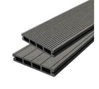 Composite Decking Boards Edging Wood Plastic Fixings Pack / 9 SQM Castle Grey