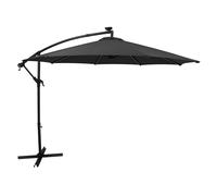 Monstershop LED Cantilever Parasol 3m - Grey Monstershop Grey