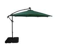 Monstershop LED Cantilever Parasol 3m With Square Base - Green Monstershop Green