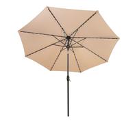 Jardi LED Tilt Parasol 2.7m - Beige