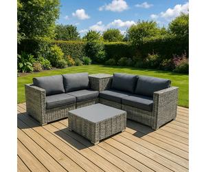 Jardi Marielle Rattan Modular 6 Piece Furniture Set - Grey