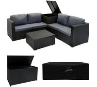 Jardi Rattan Modular 6 Piece Set & 996L Storage Box -