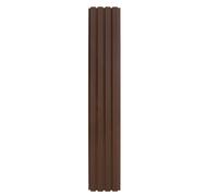 Jardi WPC Slatted Wall Cladding x 4 Panels - Brown