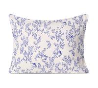 Jardim pillowcase in cotton muslin Cobalt 50x70