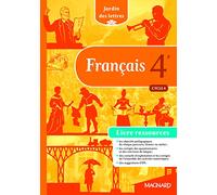 Jardin des lettres 4e Livre du professeur (Langue française collège): Livre ressources