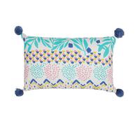 Jardin d'Ulysse Pillows BOH-FLEUR in Blue 30x50 cm