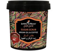 Jardin Oleane Sugar Scrub Argan Oil & Coffee | Moisturizing & Exfoliating Body, Face, Hand & Foot Scrub for Soft, Smooth Skin | Natural Ingredients
