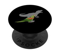 Jardine’s Parrot with T rex Shadow Bird Lovers PopSockets Adhesive PopGrip
