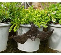 Jardinopia Antique Bronze Coloured Bat Pot Buddy Pot Hanger - L15.5 X W7 X H3.5 Cm