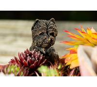 Jardinopia Antique Bronze Coloured West Highland Terrier Pot Buddy Plant Pot Hanger