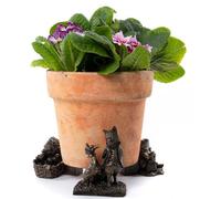 Jardinopia Beatrix Potter Plant Pot Feet Antique Bronze Set 3