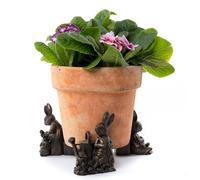 Jardinopia Beatrix Potter Plant Pot Feet Antique Bronze Set 5