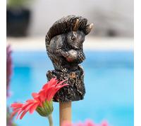 Jardinopia Beatrix Potter Squirrel Nutkin Cane Or Stake Topper (Ccbp0006) - L3.5 X W3.5 X H8.5 Cm