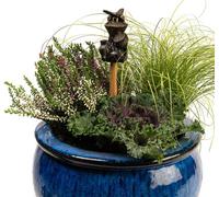 Jardinopia Bee On Thistle Cane Or Stake Topper - L4 X W5 X H7.5 Cm