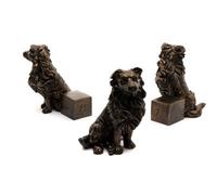 Jardinopia Border Collie Plant Pot Feet - Set Of 3 - L7.5 X W7 X H9.5 Cm