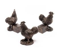 Jardinopia Buff Orpington Chicken Plant Pot Feet - Set Of 3 - L6.7 X W7 X H9.5 Cm