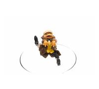Jardinopia Full Colour Mr Toad Driving Pot Buddy - L10.9 x W7.9 x H5.7 cm in Orange Jardinopia Orange