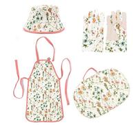 Jardinopia Laura Ashley Children's Gardening Gift Set (Kneeler, Hat, Apron & Gloves)