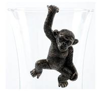 Pot Buddies Handmade Chimpanzee Figure Plant Pot Hanger - Decorative Hanging Garden Ornament - Flower Planter Figurine