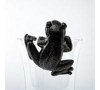 Pot Buddies Handmade Frog Figure Plant Pot Hanger - Decorative Hanging Garden Ornament - Flower Planter Figurine
