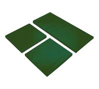 Jardins de Luxe! Foam Cushions for Rattan 3 pcs Sofa Set | Single Sofa [104 x 52 x 5 cm] Two Chairs [52 x 52 x 5 cm] (Bottle Green)