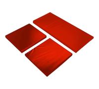 Jardins de Luxe! Foam Cushions for Rattan 3 pcs Sofa Set | Single Sofa [104 x 52 x 5 cm] Two Chairs [52 x 52 x 5 cm] (Red)