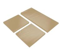 Jardins de Luxe! Foam Cushions for Rattan 3 pcs Sofa Set | Single Sofa [104 x 52 x 5 cm] Two Chairs [52 x 52 x 5 cm] (Sand)