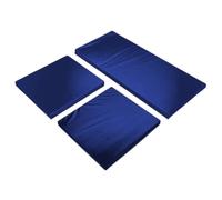 Jardins de Luxe! Outdoor Garden Replacement Rattan Furniture Sofa & Cushions Pads [6cm Thickness] [Waterproof Fabric] (Cushion Set (2 x Chairs + 1 x Sofa), Royal Blue)