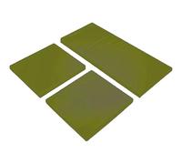 Jardins de Luxe! Outdoor Garden Replacement Rattan Furniture Sofa & Cushions Pads [6cm Thickness] [Waterproof Fabric] (Cushion Set (2 x Chairs + 1 x Sofa), Olive Green)