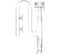 JARDLI Mini Lily Pipe Inflow with Surface Skimmer for Nano Aquarium (17mm for 16/22mm (5/8'' i.d.) tubing)