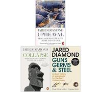 Jared Diamond 3 Books Collection Set(Upheaval, Collapse Guns, Germs and Steel)
