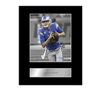 Jared Goff Pre Printed Signature Signed Mounted Photo Display #11 Printed Autograph Picture