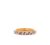 Jared Lehr 18K yellow gold diamond and sapphire ring 6