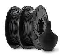 JAREES PETG Filament 1.75mm,Matte Black PETG 3D Printer Filament Bundle,1Kg Each Spool Total 2Kg(4.4lbs) in One Box, Dimensional Accuracy +/- 0.02mm, Fit Most FDM Printer