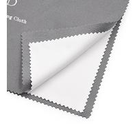 JARGOD Silver Polishing Cloth Jewelry Cleaning Cloth 11" X 14" Large pro Size for Cleaning Gold, Silver and More Keeps Jewelry Clean and Shining.