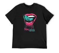 jargon Falling in Reverse- Mens Lips T-Shirt Black M