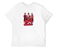 jargon G8Nv7 Men's Bay City Rollers Band Logo T Shirt White XL