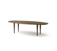 Jari Coffee Table Ellipse 130x58 cm Smoked Oak