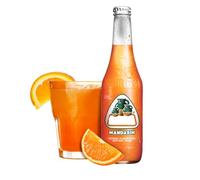 Jarittos Mango,Strawberry,Guava,Grapefruit,Lime,Pineapple,Mandarin,Mexican Natural Fruit Flavoured Soda Bottles 370ml (2 x Bottles, Mandarin Soda 370ml)