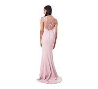 Jarlo London Women's Masa Fishtail Maxi Dress, Orignal Pink, UK 10