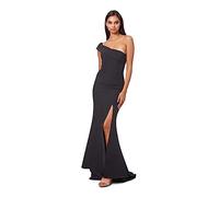 Jarlo London Women's Sheridan One Shoulder Maxi Dress, Black, UK XL
