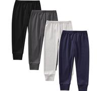 JARMAKO Baby Toddler Boys Cotton Pants 4 Pack Jogging Bottoms 2-6 Years