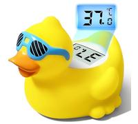 JARMAPOZ Duck Baby Bath Thermometer, Newborn Bath and Room Temperature Thermometer Safety Floating Toy, Bathtub Thermometer for Infant