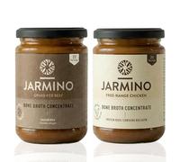 JARMINO Organic Bone Broth Concentrate Bundle - Chicken & Beef, 2-Pack (200g, 220g) - Collagen Rich, Grass-Fed & Free-Range, Keto, Paleo, Clean Protein, Amino Acids