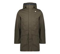 Jarno Twill Marmota Jacket, male, K-Way, Parkas, Brown, 2XL, Coats 2XL
