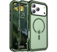 jaroco for Phone 17 Pro Max case, [Compatible with MagSafe][Military Grade Drop Protection] Bumper Phone Case 6.9''-Army Green