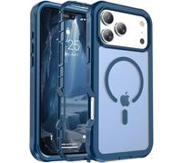 jaroco for Phone Pro Max case, [Compatible with MagSafe][Military Grade Drop Protection] Bumper Phone Case -Deep Blue